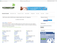 Tablet Screenshot of annuaire.alternaref.com